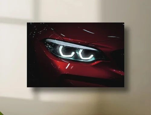 Neonlu Araba Posterleri