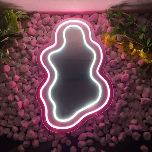 Dalgalı Gümüş Ayna