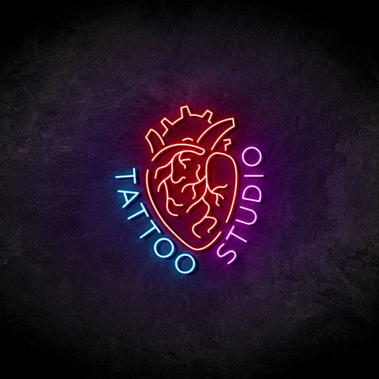 Kalpli Tattoo Studio Neon Dekor