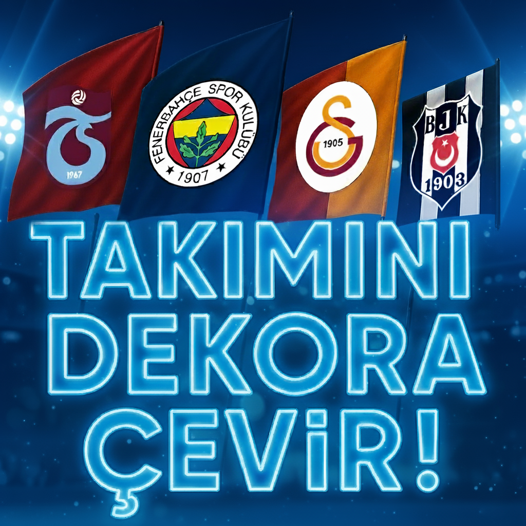 Takımını dekora çevir!