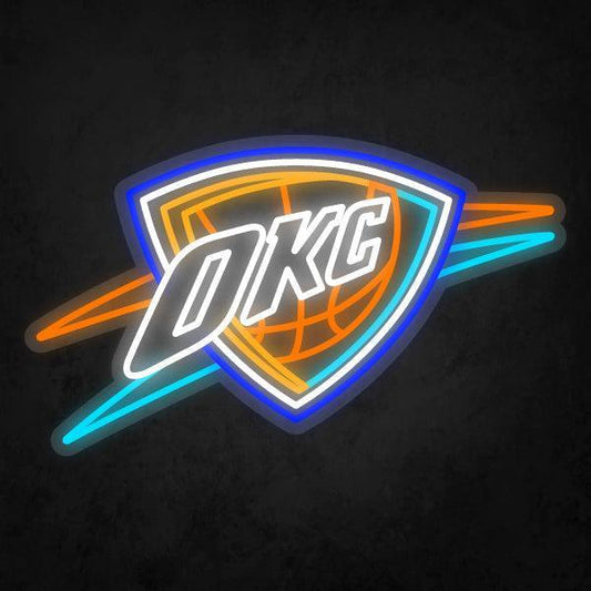LED Neon Sign - NBA - Oklahoma City Thunder - Neonbir