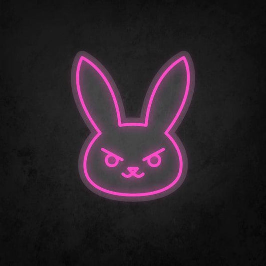 LED Neon Sign - Overwatch - Dva Player Icon - Neonbir