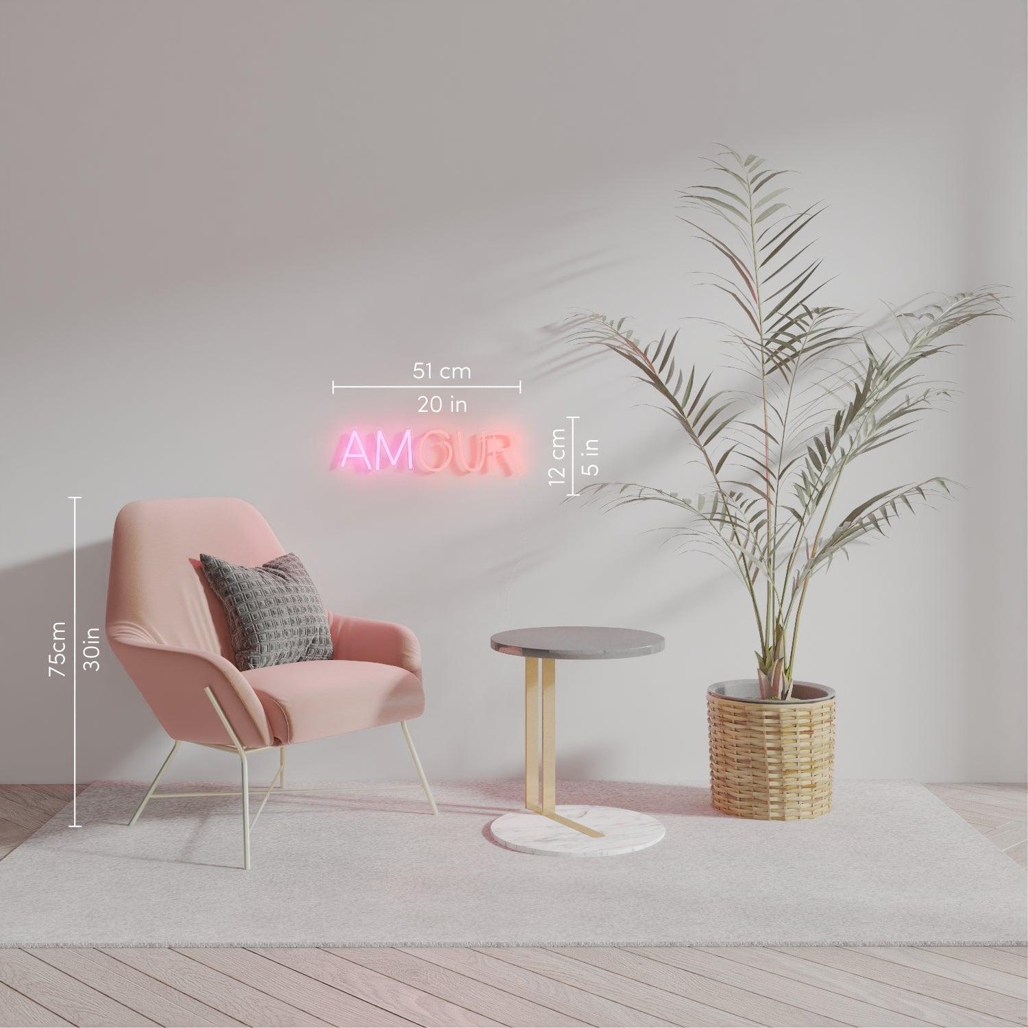 Our Amour, Neon Tabela - Neonbir