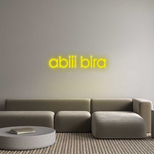 Özel Tasarım : abiii bira - Neonbir
