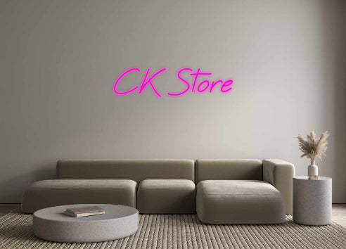 Özel Tasarım : CK Store - Neonbir