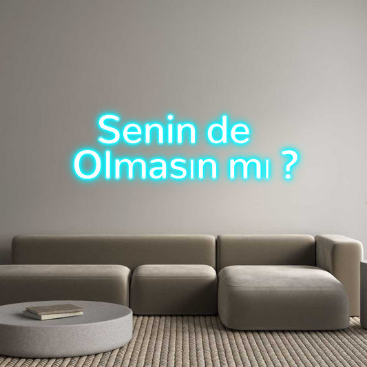 Özel Tasarım : Senin de 
... - Neonbir