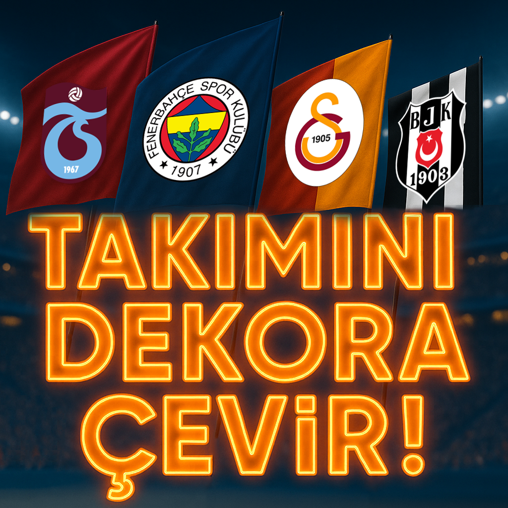 Takımını dekora çevir!