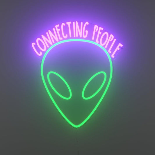 Connecting People by Kelly Dabbah, Neon Tabela - Neonbir