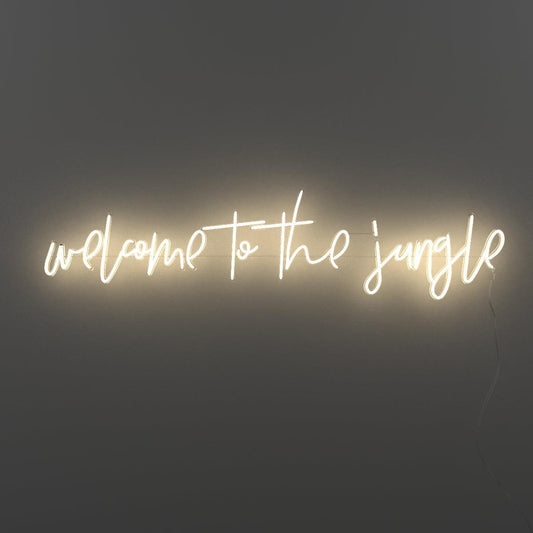 Welcome to the jungle - Neon Tabela - Neonbir