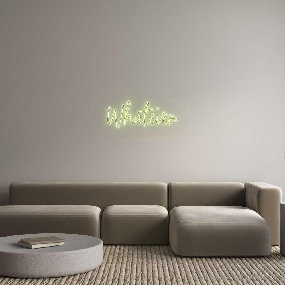 Özel Tasarım : Whatever