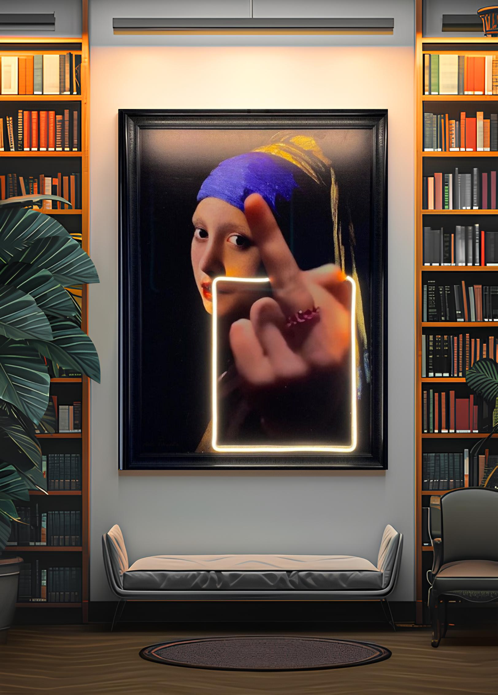 Girl with a Pearl Earring Canvas Art Tablo