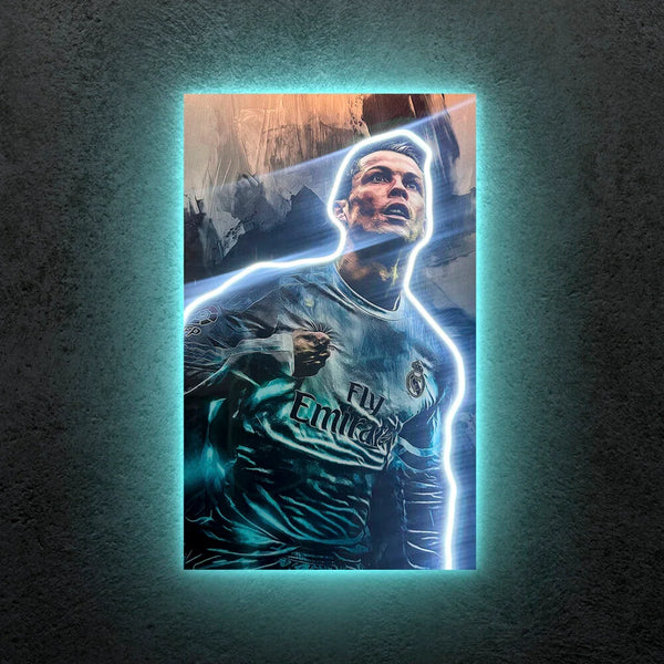 Cristiano Ronaldo Neon Tablo