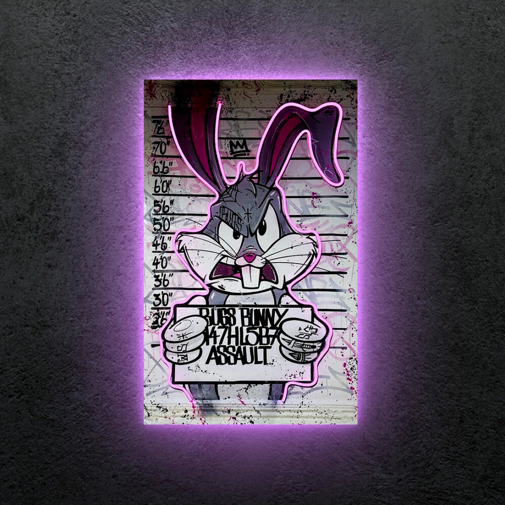 Bugs Bunny Neon Tablo