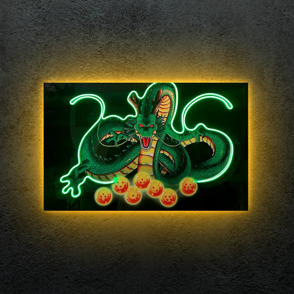 Shenlong Yatay Neon Tablo