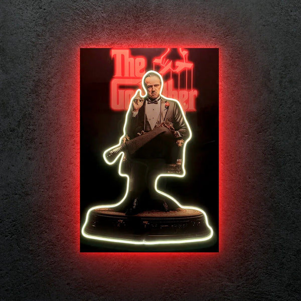 El Padrino Neon Tablo