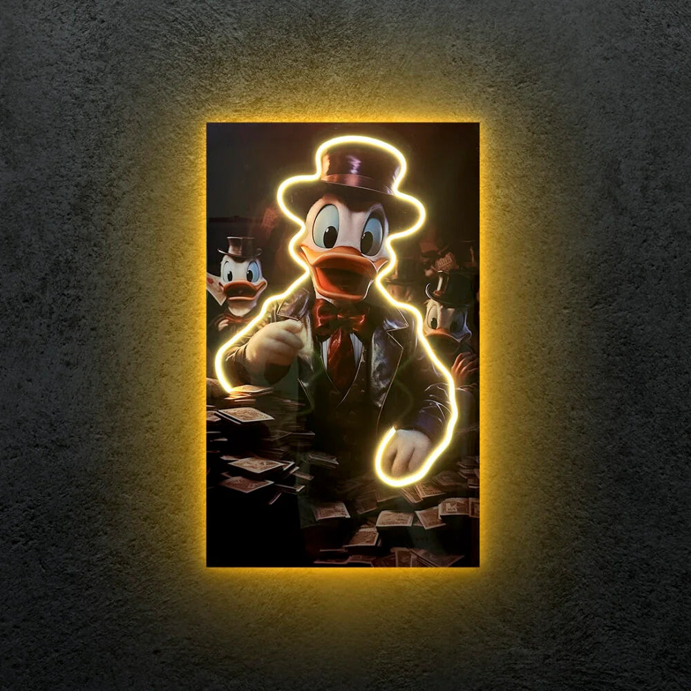 Mac Pato Neon Tablo