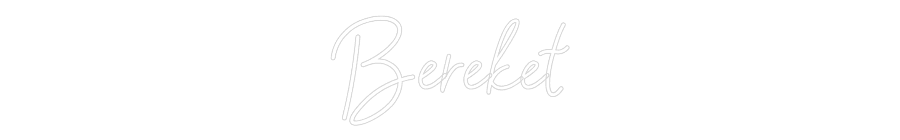 Özel Tasarım : Bereket