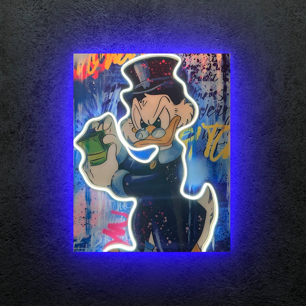 Mc Pato Neon Tablo