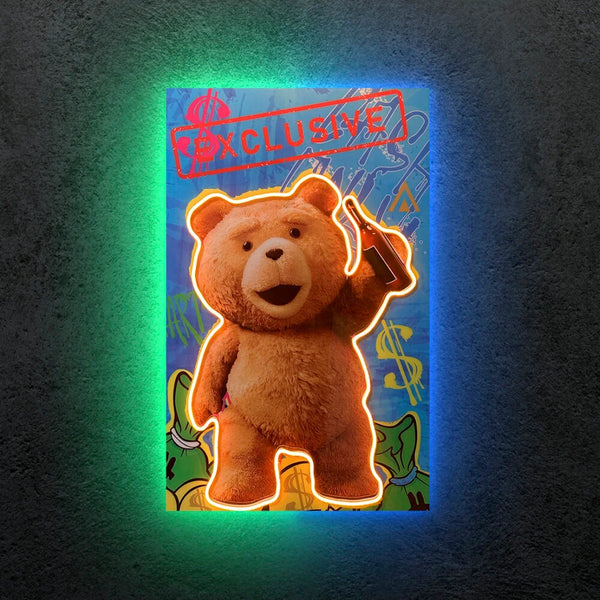 Exclusive Ted Neon Tablo