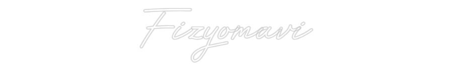 Özel Tasarım : Fizyomavi