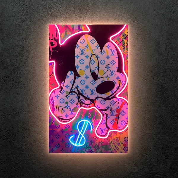 Mickey Exclusive Neon Tablo