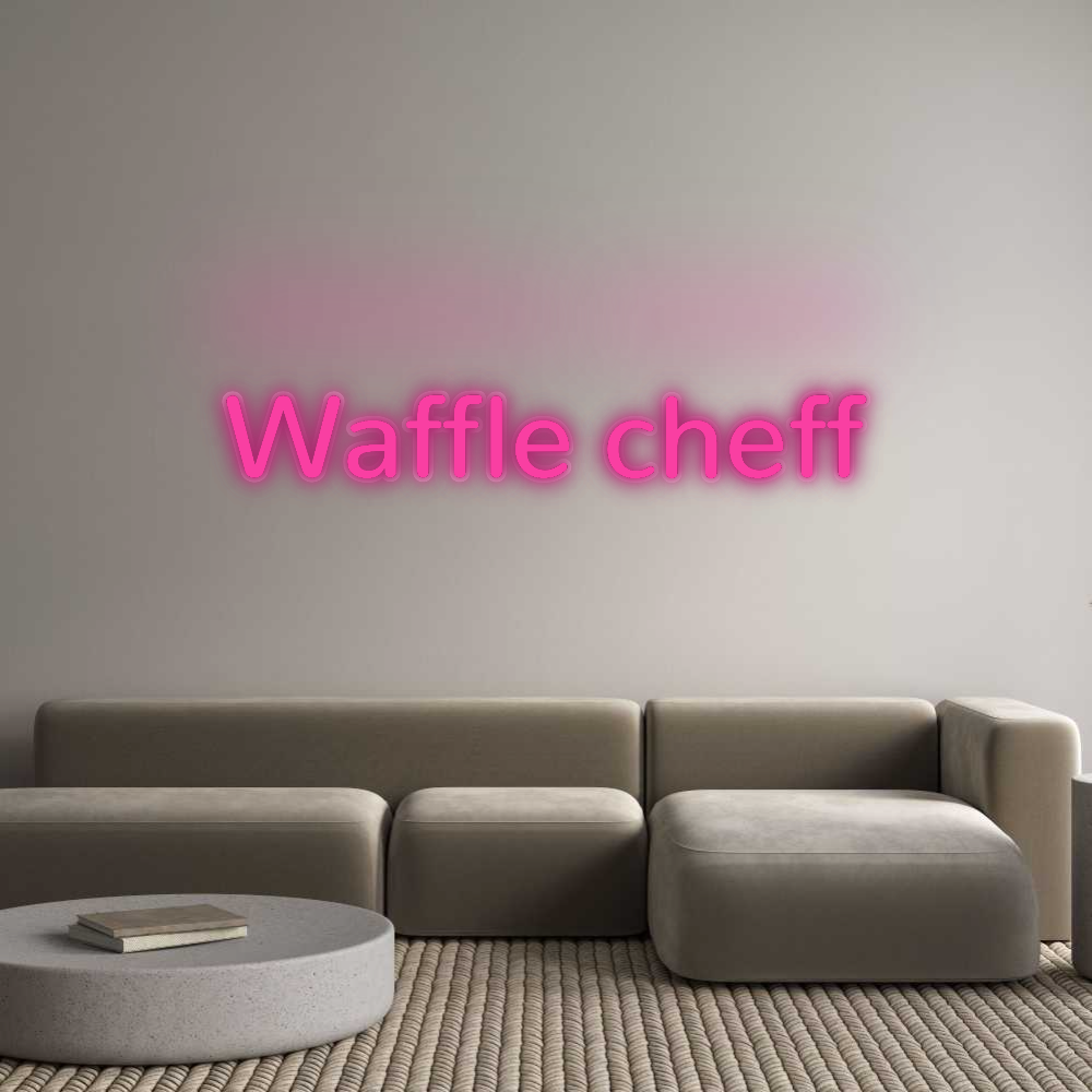 Özel Tasarım : Waffle cheff