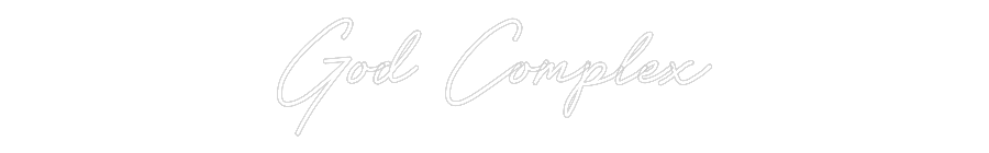 Özel Tasarım : God Complex