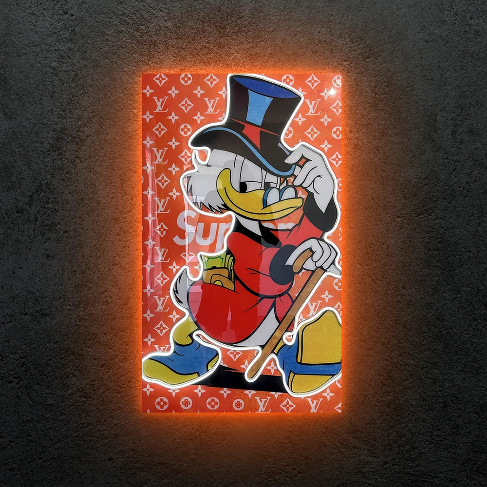 Exclusive Mc Duck Supreme Neon Tablo
