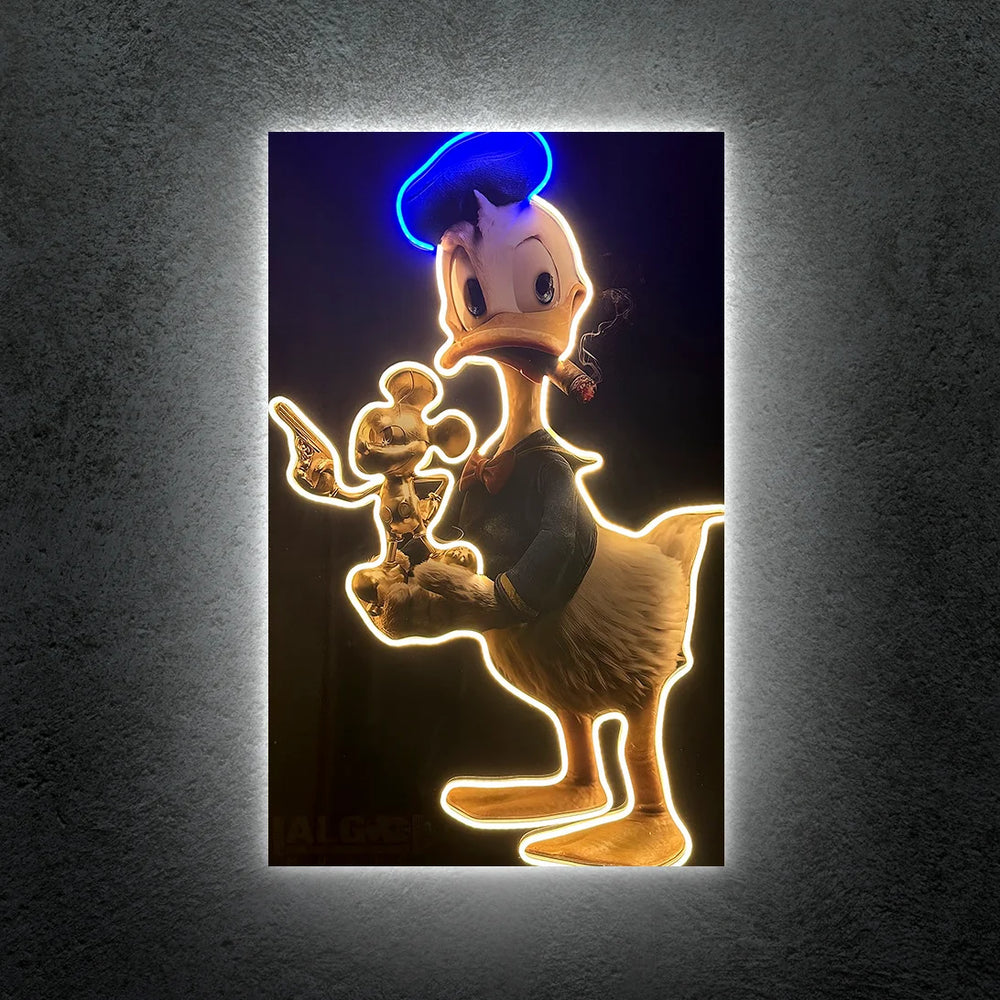 Mc Duck Luminous Neon Tablo