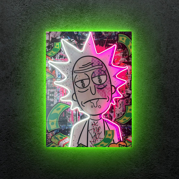 Exclusive Rick Neon Tablo