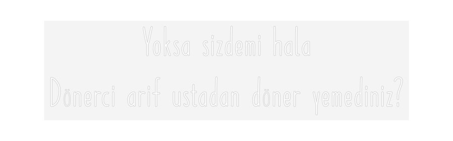 Özel Tasarım : Yoksa sizdemi...