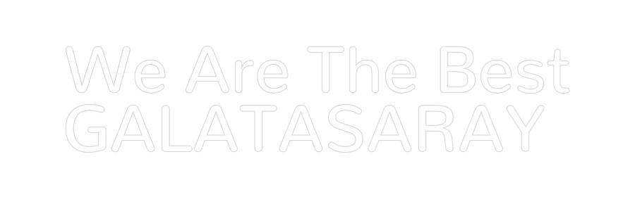 Özel Tasarım : We Are The Be...
