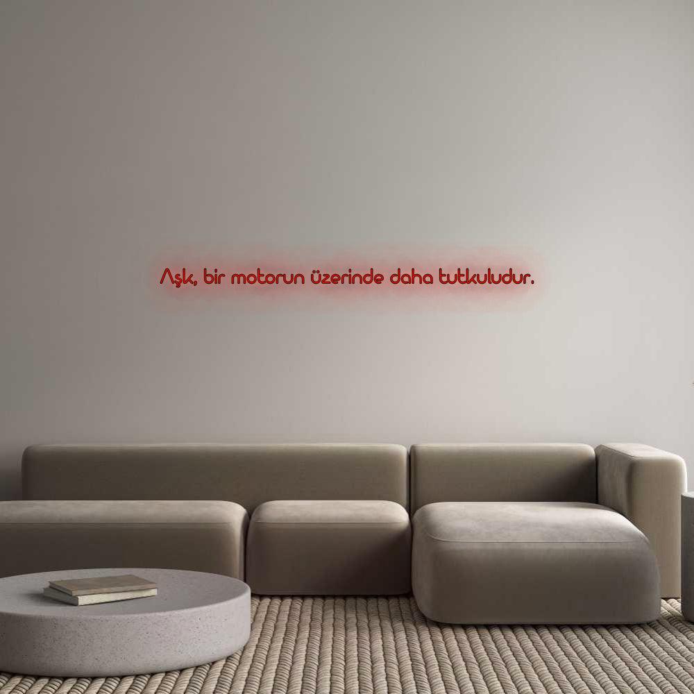 Özel Tasarım : Aşk, bir moto...