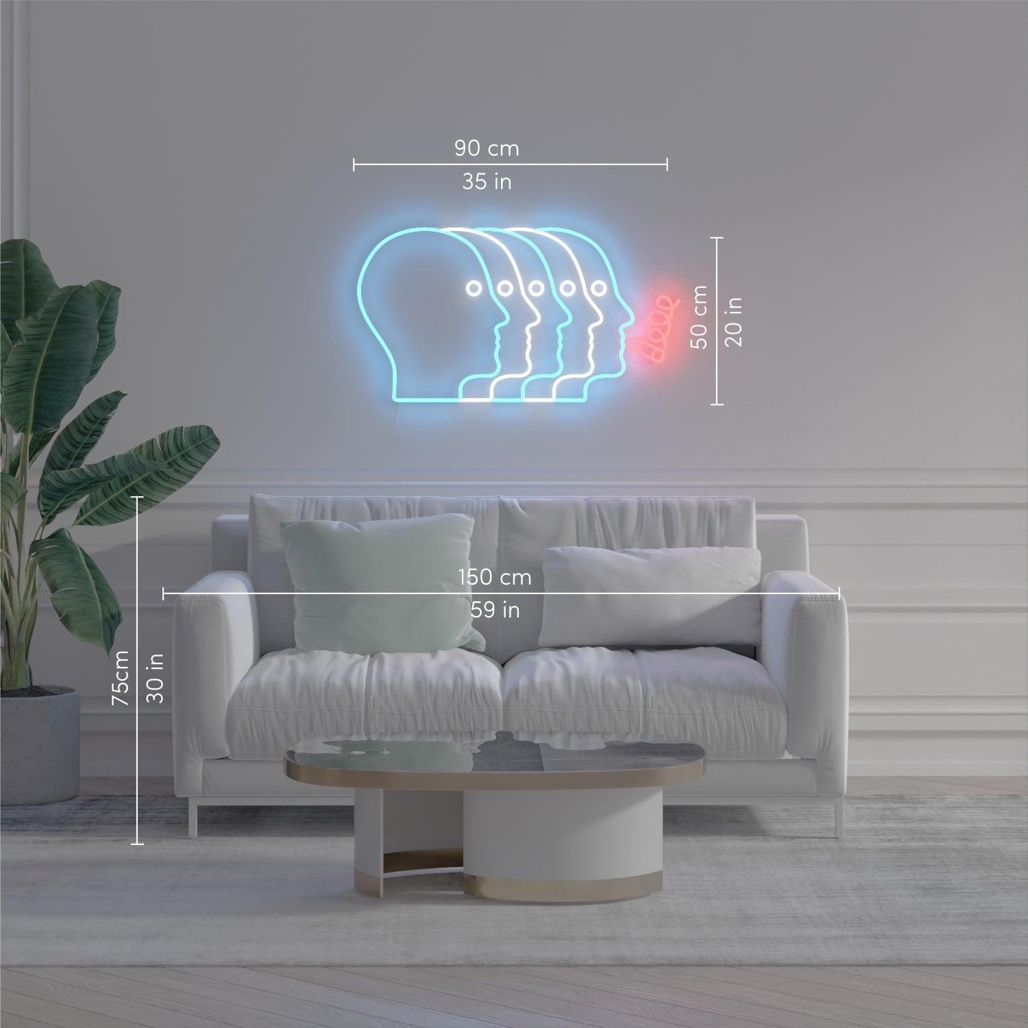 Atlas Long by Jonathan Adler, Neon Tabela - Neonbir