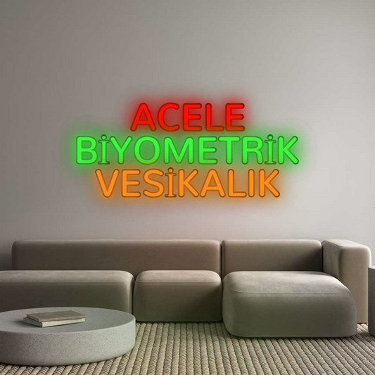 Özel Tasarım : ACELE
BİYOME...