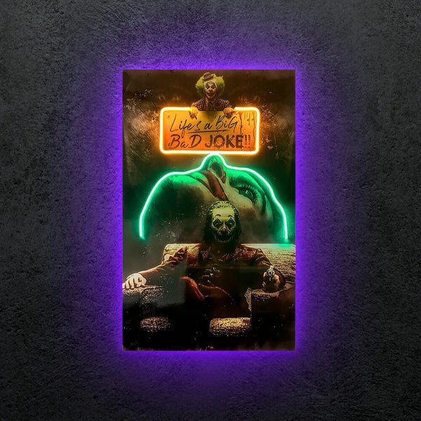 Bad Joker Neon Tablo