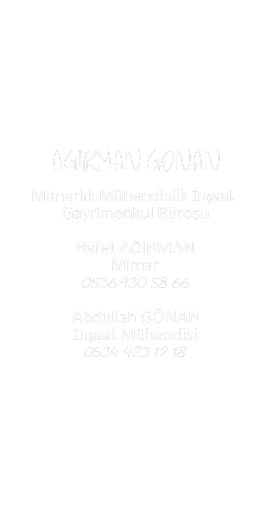 Özel Tasarım : AGIRMAN GONAN...