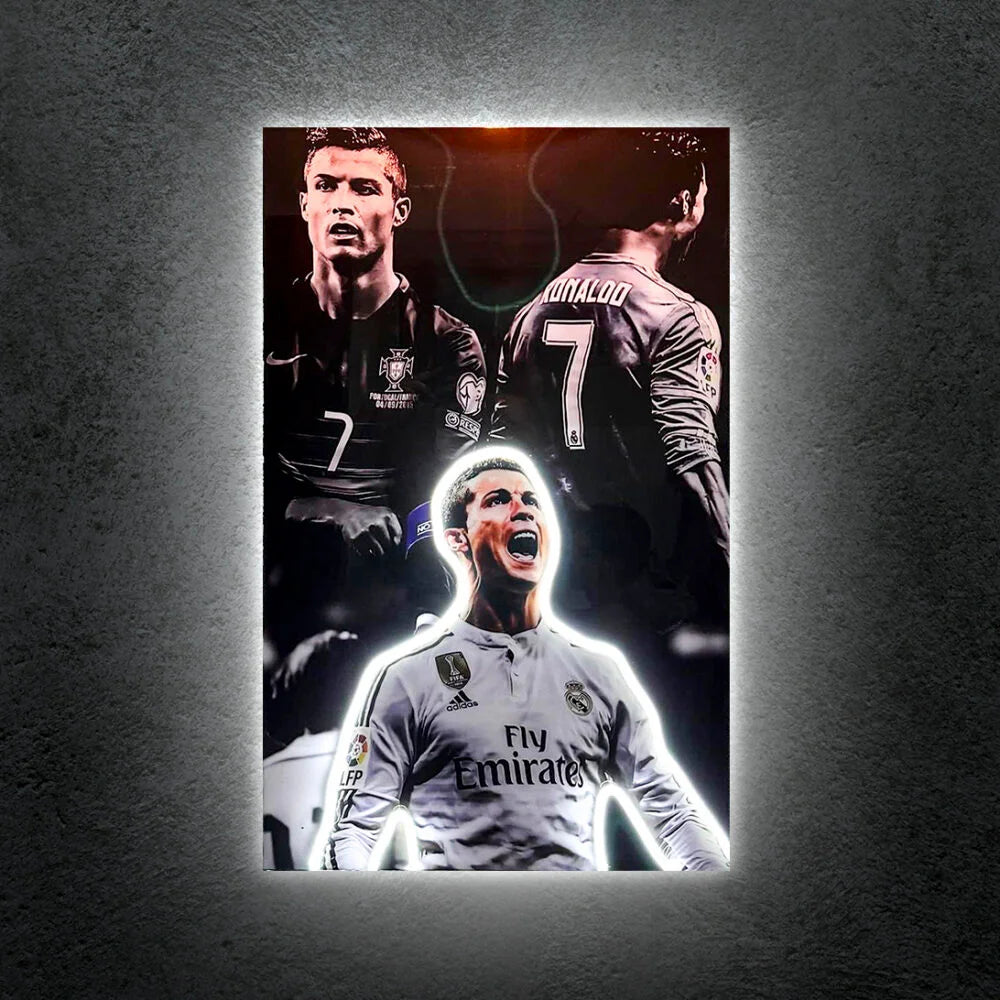 Cristiano Ronaldo  Neon Tablo