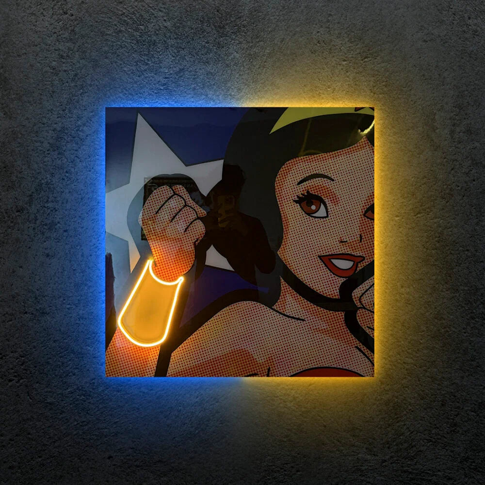 Blanca Nieves Neon Tablo