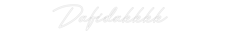 Özel Tasarım : Dafidakkkk