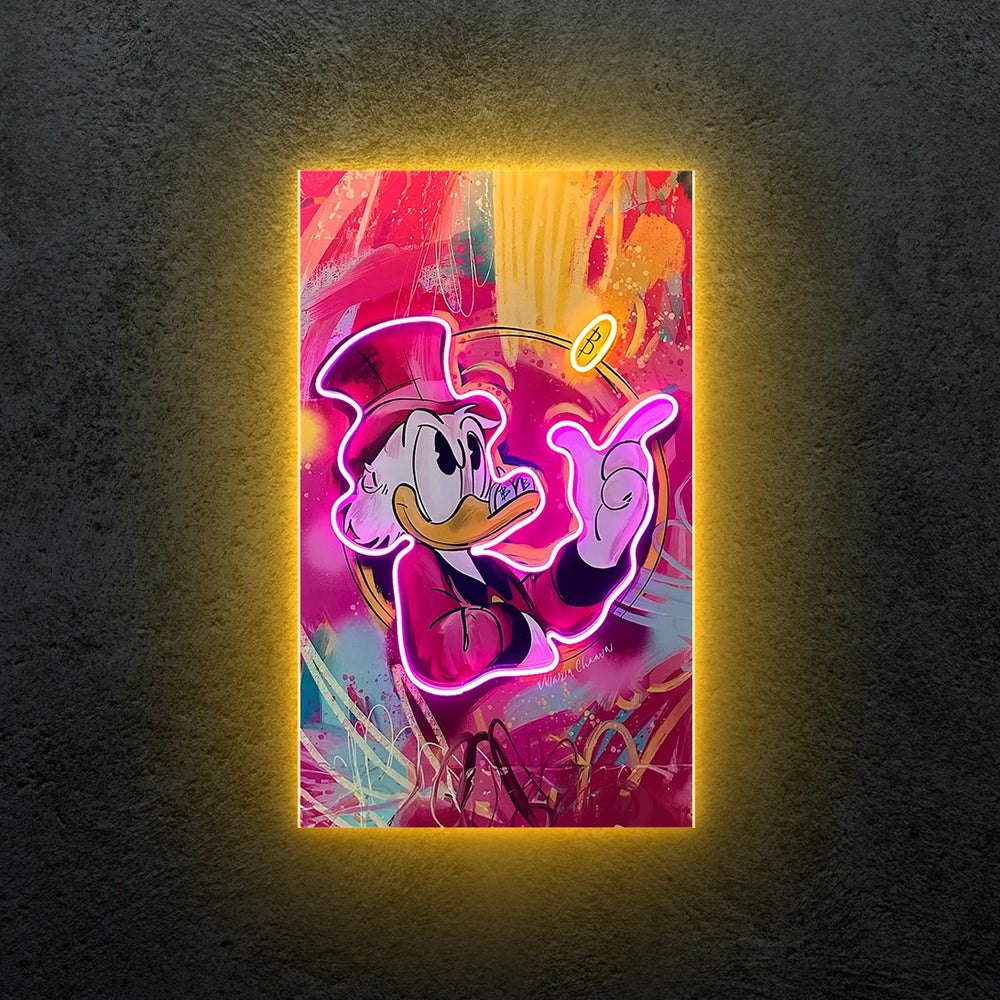 Mc Pato Pink Neon Tablo