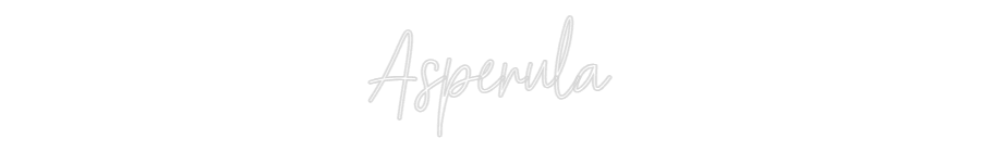 Özel Tasarım : Asperula