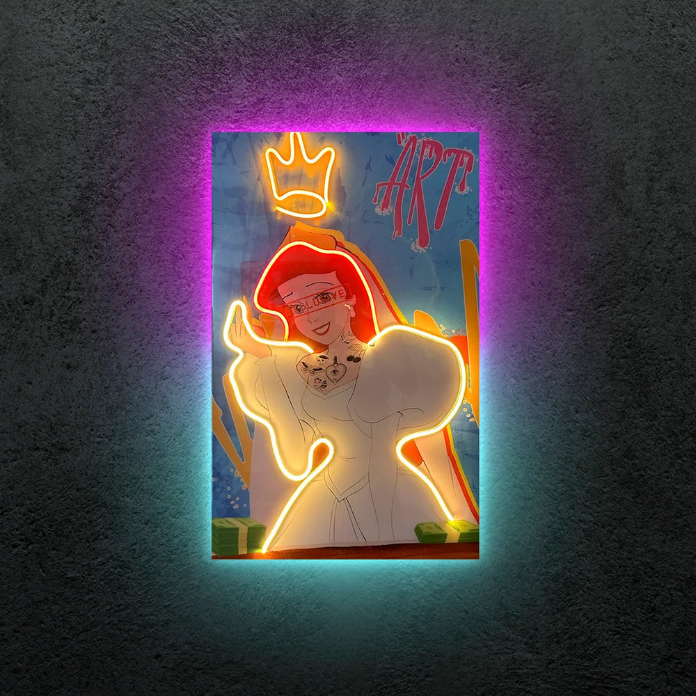 Exclusive Ariel Neon Tablo
