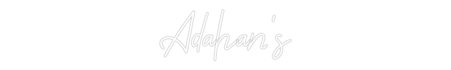 Özel Tasarım : Adahan's