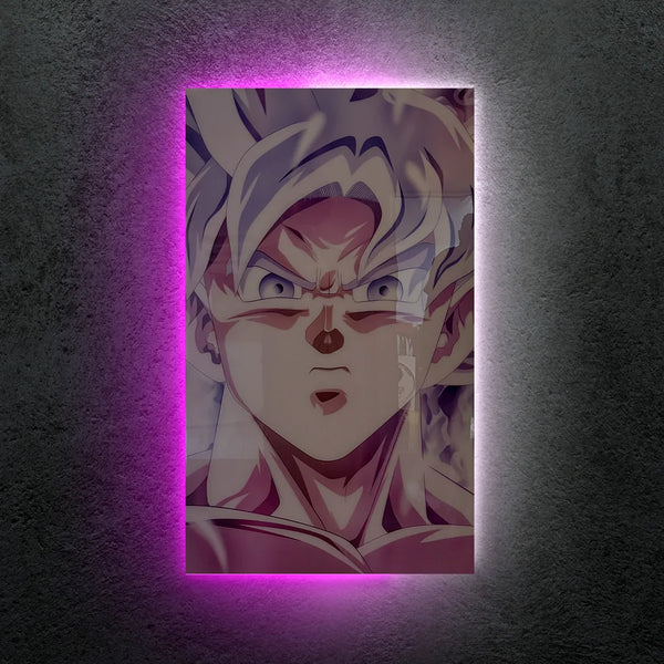 Goku Ultra İçgüdü Neon Tablo