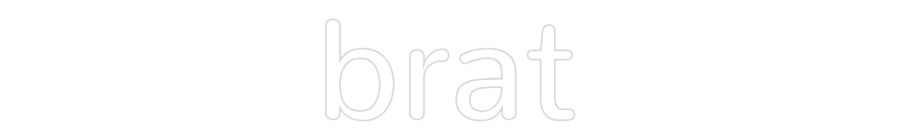 Özel Tasarım : brat