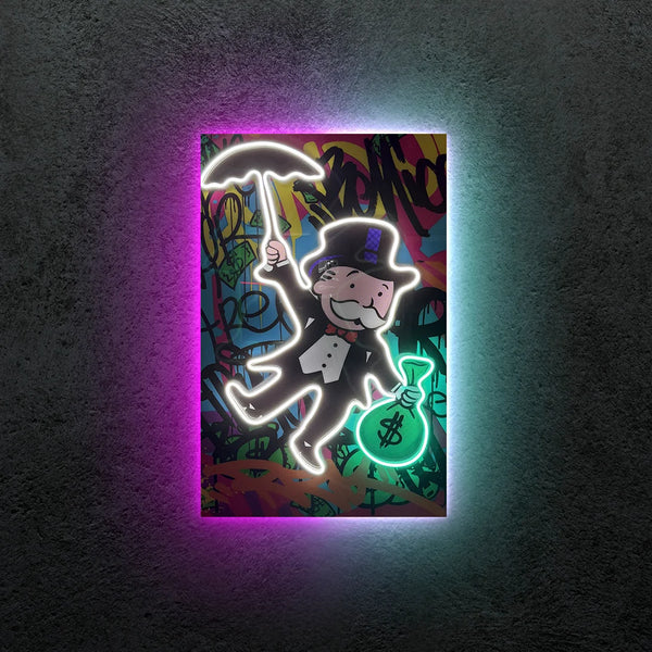Monopoly Exclusive  Neon Tablo