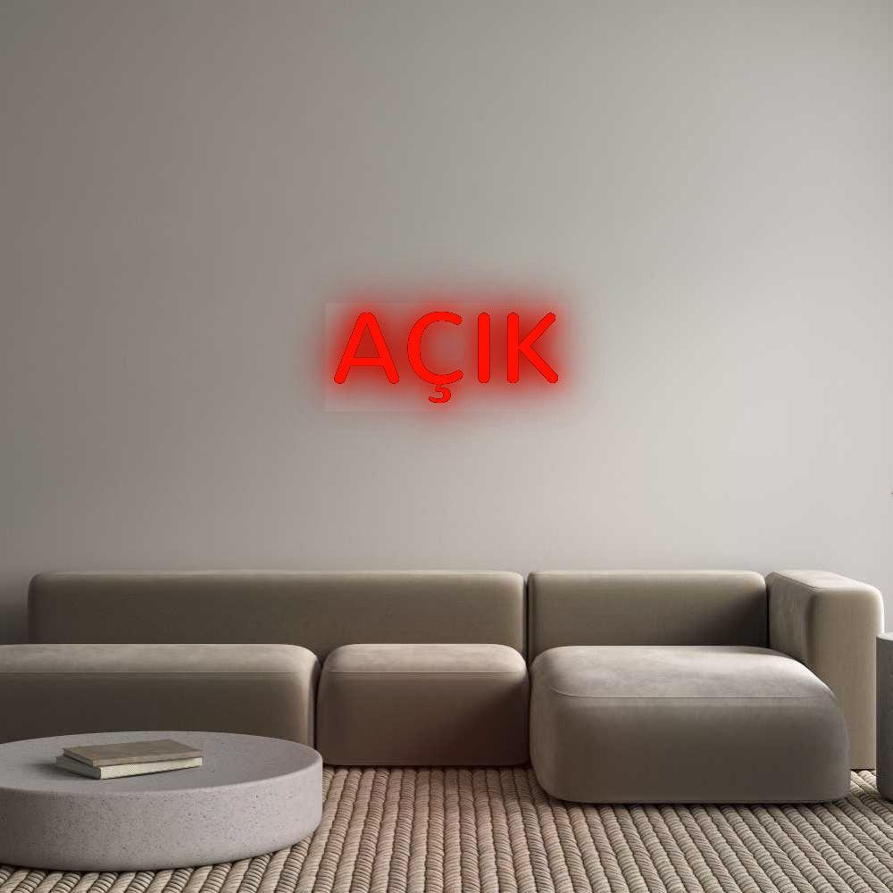 Özel Tasarım : AÇIK