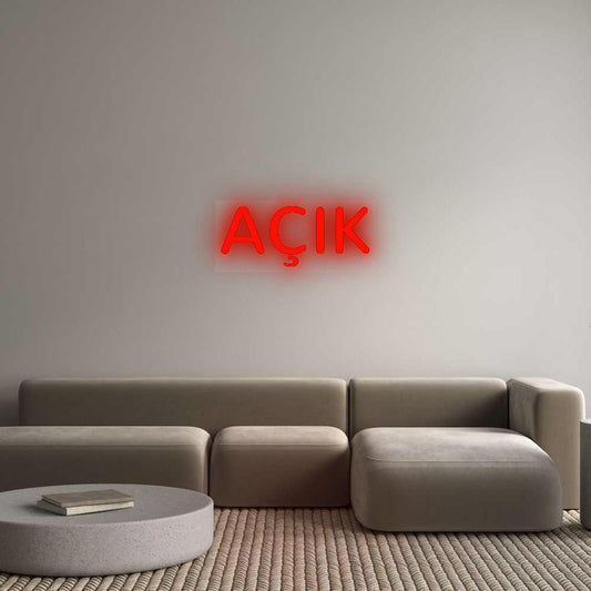 Özel Tasarım : AÇIK
