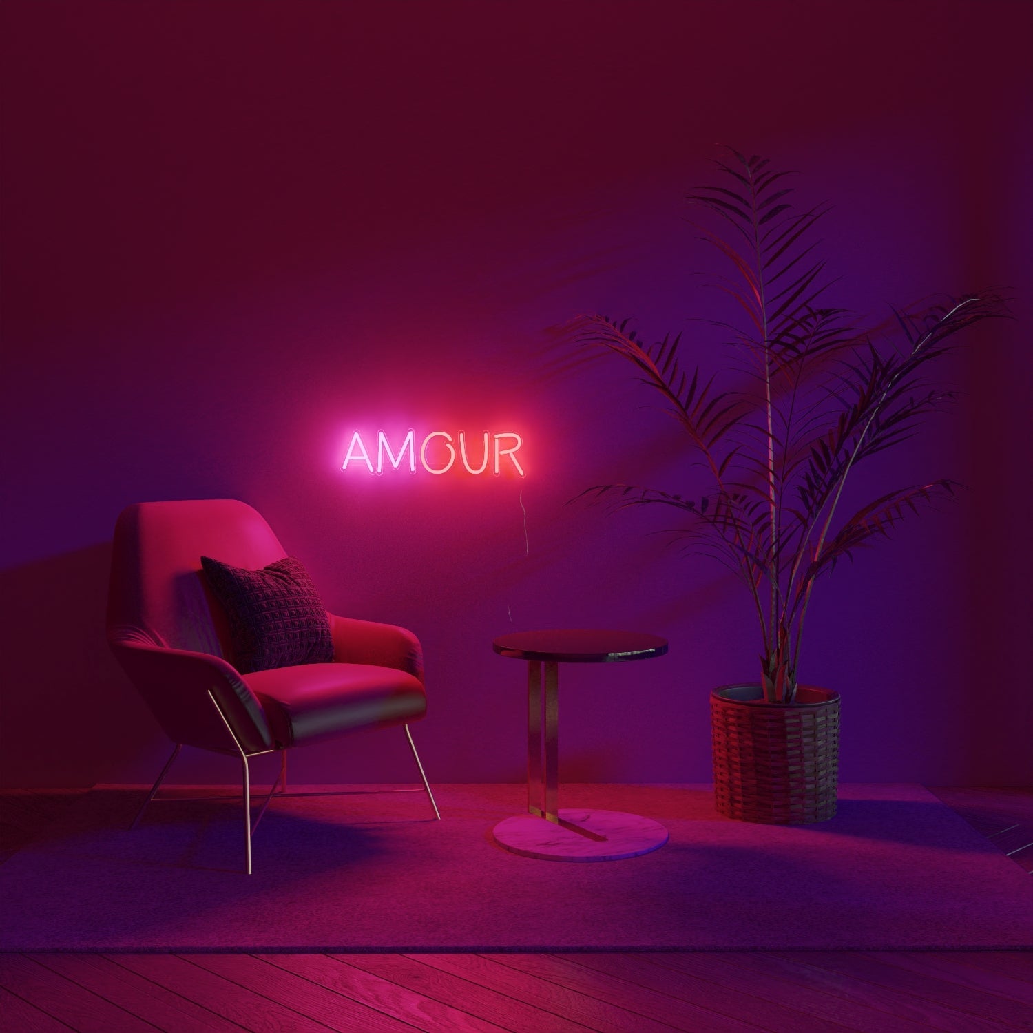 Our Amour, Neon Tabela - Neonbir
